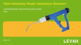 LEVAH -50ml veterinary continuous drencher, drench syringe, automatic drencher, China supplier