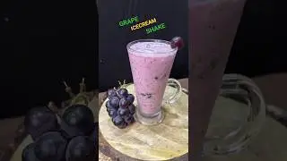 Black Grapes Shake😍 #shorts #shortfeed #youtubeshorts #asmr