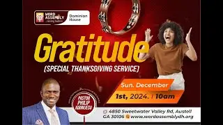 Gratitude by Pastor Philip Igbinijesu