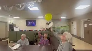 The Art of Table Top Fitness with our Transitional Memory Care Residents