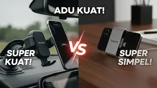 HOLDER HP MOBIL TERBAIK? Adu Kuat ROJO FOX RF-S01 di Jalan Rusak vs Octagoods Magsafe