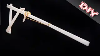 【威力】最強クラス‼わりばし鉄砲の作り方  How to make a rubber gun!
