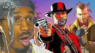 Реакция на 10 величайших игр Rockstar всех времен | Poppa Benji Gaming