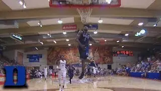 Duke's Zion Williamson With The Windmill Dunk
