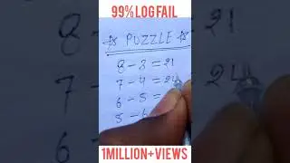 math magic Puzzle video 🙏please 1million+views 🙏🙏🙏