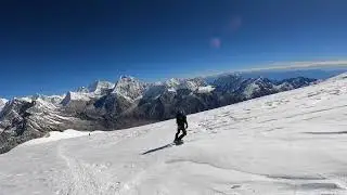 The Ultimate of Ski Mountaineering. Climbing and Split boarding Mera Peak 6,470m #backcountrynepal