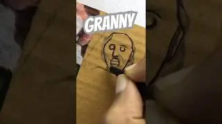 GRANNY Drawing | Character ART #granny #horrorgaming