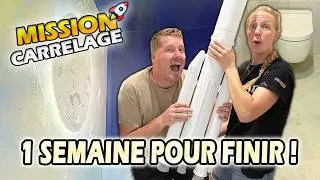 On pose le CARRELAGE des WC LAVANTS (et c’est pas si simple !) - EP98