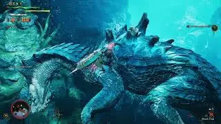 【MHWilds】The underwater fight is amazing!