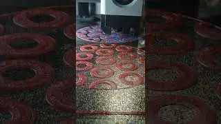 bambu lab x1c carbon phish fishman donut coasters multicolor AMS 4up 4 hour 3D print