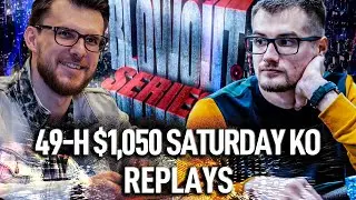 Финалка $1,050 Нокаут Патейчук | Устимов | Турмезей Серия BLOWOUT Poker Replays Финальный Стол