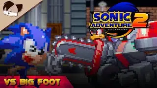Sonic Adventure 2 - Big Foot Boss Battle in CLASSIC style