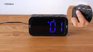 How to Use Odokee Digital Dual Alarm Clock -- UE218