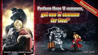 【FFBE】Summon  Neo Vision unit, Edward & Alphonse Elric !【Global】
