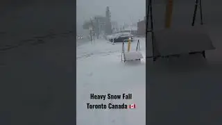 Heavy Snowfall Toronto🇨🇦 2023 #snow