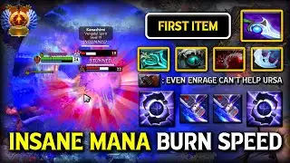 Безумный выжигатель маны, скорость, Safelane Anti Mage | Первый предмет: превращает Diffusal Blad...