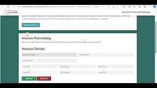 Invoice processing challenge Automation Anywhere