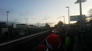 Warrington West First Train Arrival