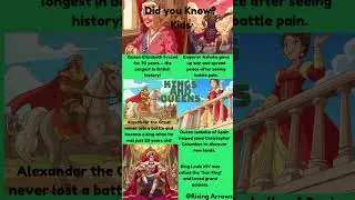 Kings and Queens#english #written #facts