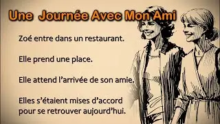 learn French with slow stories (A1)  | Une Journée Avec Mon Ami