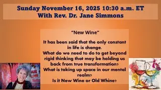 16 Nov 2025 - Rev. Dr. Jane Simmons