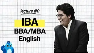 IBA & BUP - English Lecture 0 | Shah Adaan Uzzaman