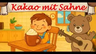 🐻🎶Kakao Kinderlied - Mein Kakao mit Sahne| Notenb&auml;r