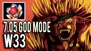 w33 Cheater Mode ON! Bristleback is GOD! ► Nobody Kill Me! 7.05 God Mode Meta Dota 2