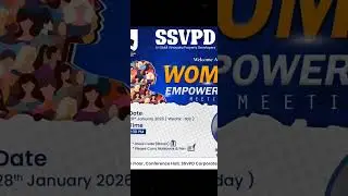 Hello all, today it's a good opportunity for women empowerment at ssvpd lb nagar 8309257182.