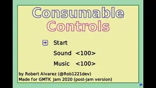 Consumable Controls (Full Game)