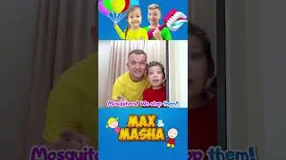 Mosquito Song | Buzz Buzz Bee! | Max and Masha songs for kids #shorts #kidssongs #nurseryrhymes