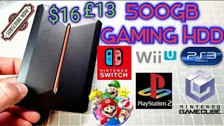 500 ГБ HDD Retro Gaming Drive $16 I PS3 PS2 Switch Wii WiiU