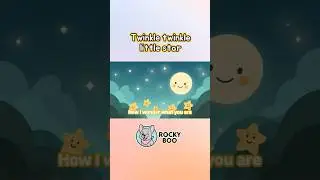 Twinkle Twinkle Little Star with Rocky Boo ✨🌙 | Kids Bedtime Short