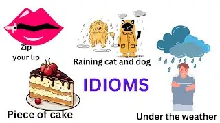 📝🎉 Learn Simple Idioms in English | Fun Lesson for Kids & Beginners 🌟