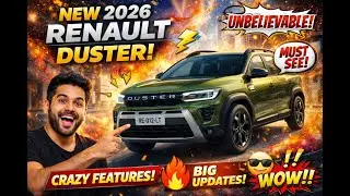 Renault Duster 2026 Launched! 😱 Crazy Features, New Design & Power Explained