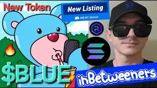 $BLUE - BLUE TOKEN CRYPTO COIN HOW TO BUY INBETWEENERS MEXC GLOBAL SOL SOLANA RAYDIUM NFTS JUPITER