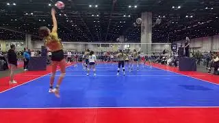 GP 14 Rox (FL) (3) vs Tribe 14 Elite Cardinal (FL) (11), 2025-02-23, Day 2, Match 5, 2nd Set