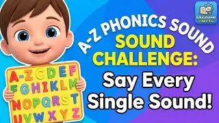 A Z Phonics Challenge for Kids: Say Every Sound + Phonics Fluency Practice for Preschoolers!