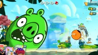 Angry Birds 2 Daily Challenge How to birdie Blue Brawl 10 Dec 2024 for extra Blues card #ab2