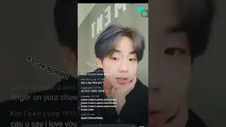 I chat in wonjun vlive that can he wish me happy birthday and this happened.. &bull;mine video&bull;