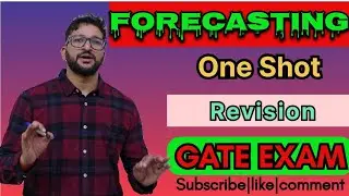 GATE Forecasting Complete Guide | Gate PYQs + Concepts | Industrial Engineering/Mechanical #gate 
