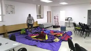 Setting up Bouncy Castles