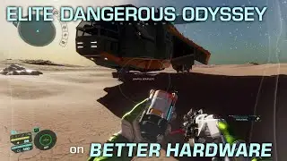 BQHW35 Elite Dangerous Odyssey on a better PC. Dirt Surface and bio scanning.