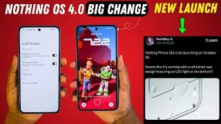 Nothing OS 4.0 Major Change! 😱 | New Lock Glimpse Feature & Third-Party Apps Incoming 🚨