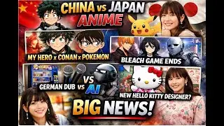 CHINA v JAPAN Animes, POKEMON China Issue, German DUB v AI, Nisekoi, Bleach, HK Designer [DV Live]