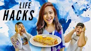TRYING LIFE HACKS WITH BROTHER & SISTER PART 16 | Rimorav Vlogs