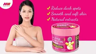 Precious skin Alpha Arbutin collagen body serum 50spf UV new formula protection
