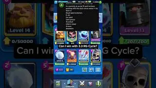 Can I win with 3.3 RG Cycle? #subscriber #deck