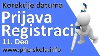 PHP Tutorial: Login Register (part 11): register form validation - Date correction