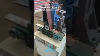Small desktop flat polishing machine Abrasive belt polishing machine